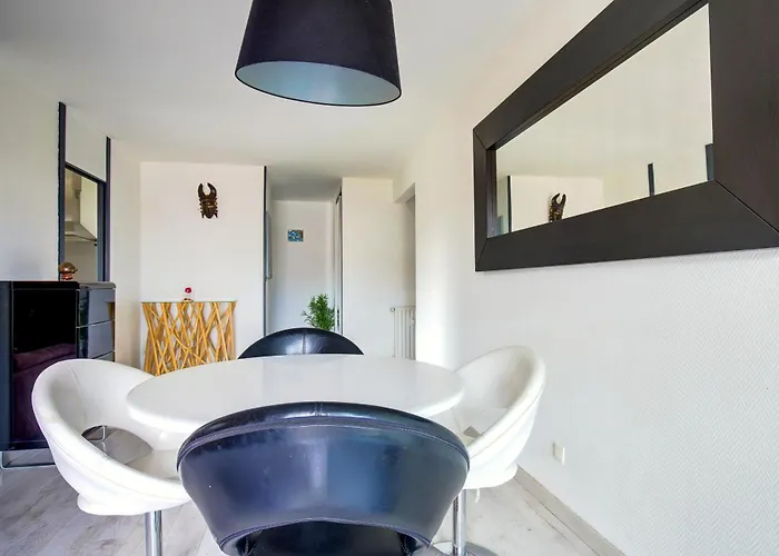 아파트 Le Verone Climatisation Terrasse Parking Prive